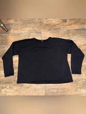 Eileen Fisher Black Crewneck Top